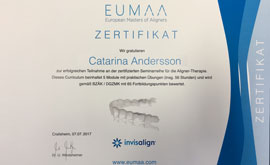 EUMAA Zertifikat Catarina Andersson